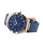 Omega Constellation Men Automatic Blue Leather Watch O13163412103001 (3)