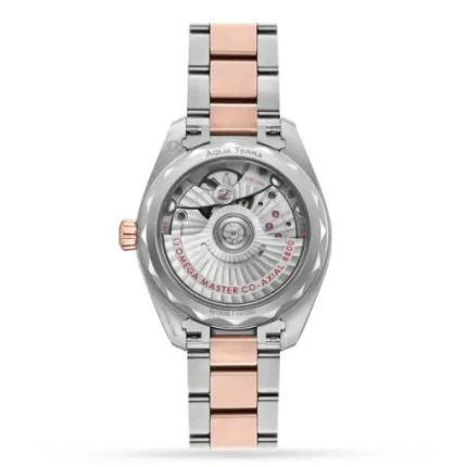 Omega Seamaster Women Automatic Beige 18ct Rose Gold & Stainless Steel Watch O22025342059001 (1)