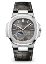 Patek Philippe Nautilus Moon Phase White Gold Watch 5712G 001 (3)