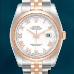 Rolex Datejust 116201 63601 Men’s 36mm White Dial Swiss Replica Wacthes (4)