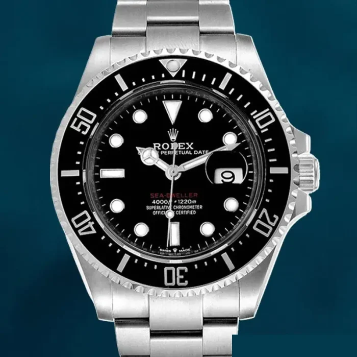 Rolex Sea Dweller Men’s M126600 0002 43mm Oyster Bracelet Black Dial Swiss Replica Watch (4)